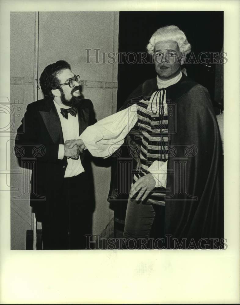 1981 Press Photo Louis Salemno in Rossini&#39;s Texas Opera Theater&#39;s Cinderella- Historic Images