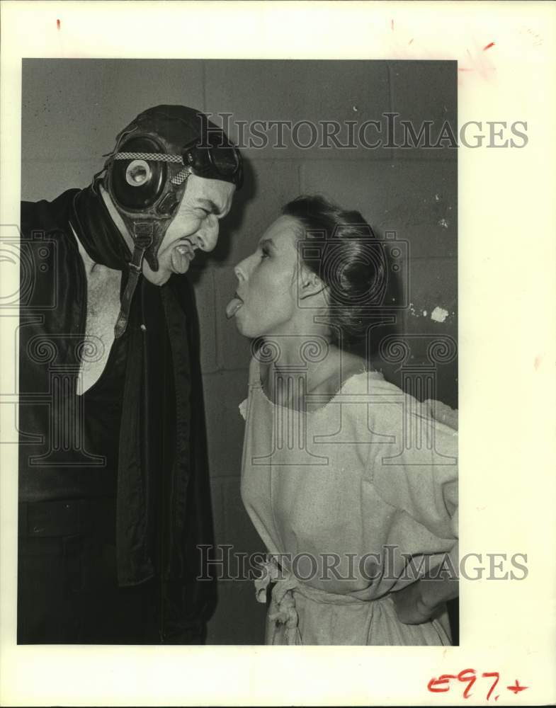 1980 Press Photo Leon and Sandra Charbonneau - Theatre Southwest - Houston- Historic Images