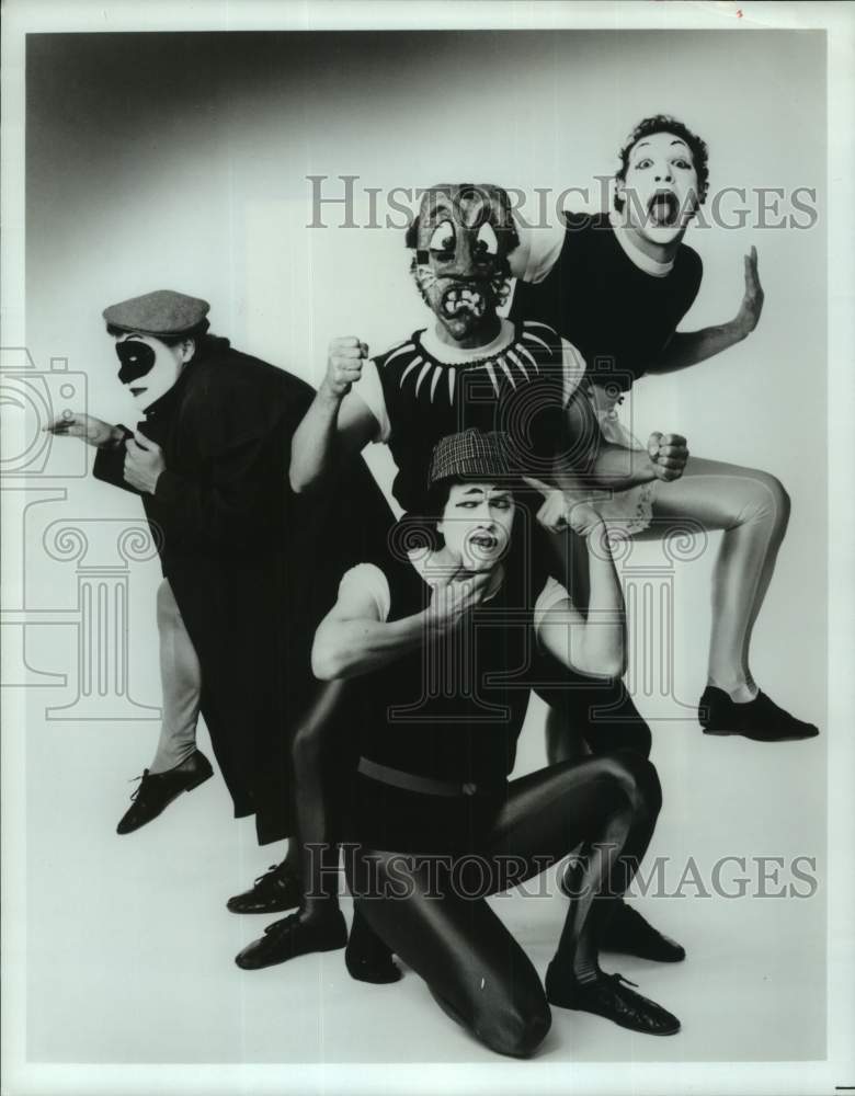 1987 Press Photo The &quot;Texas Mime Troupe&quot; to perform in Houston - hca62555- Historic Images