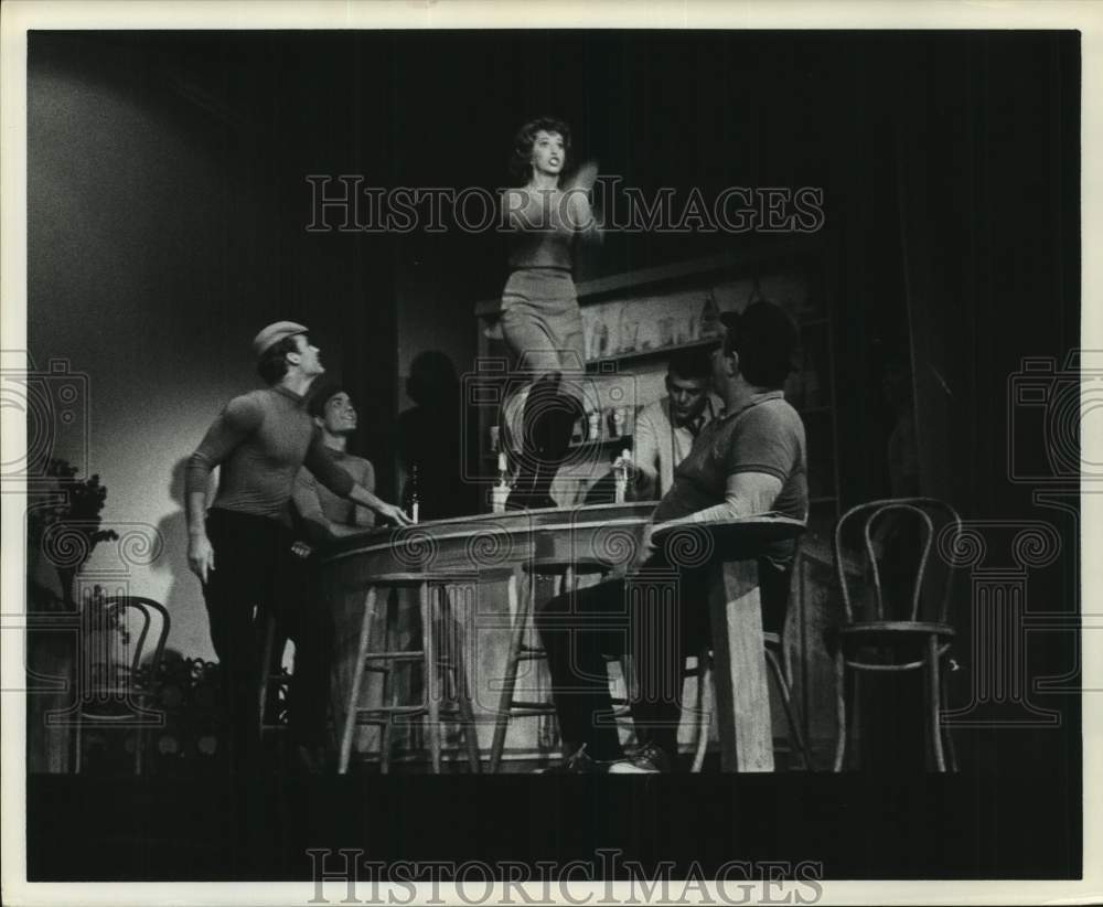 1963 Press Photo Actors In Theater Inc.'s Production of "Irma La Douce" - Historic Images