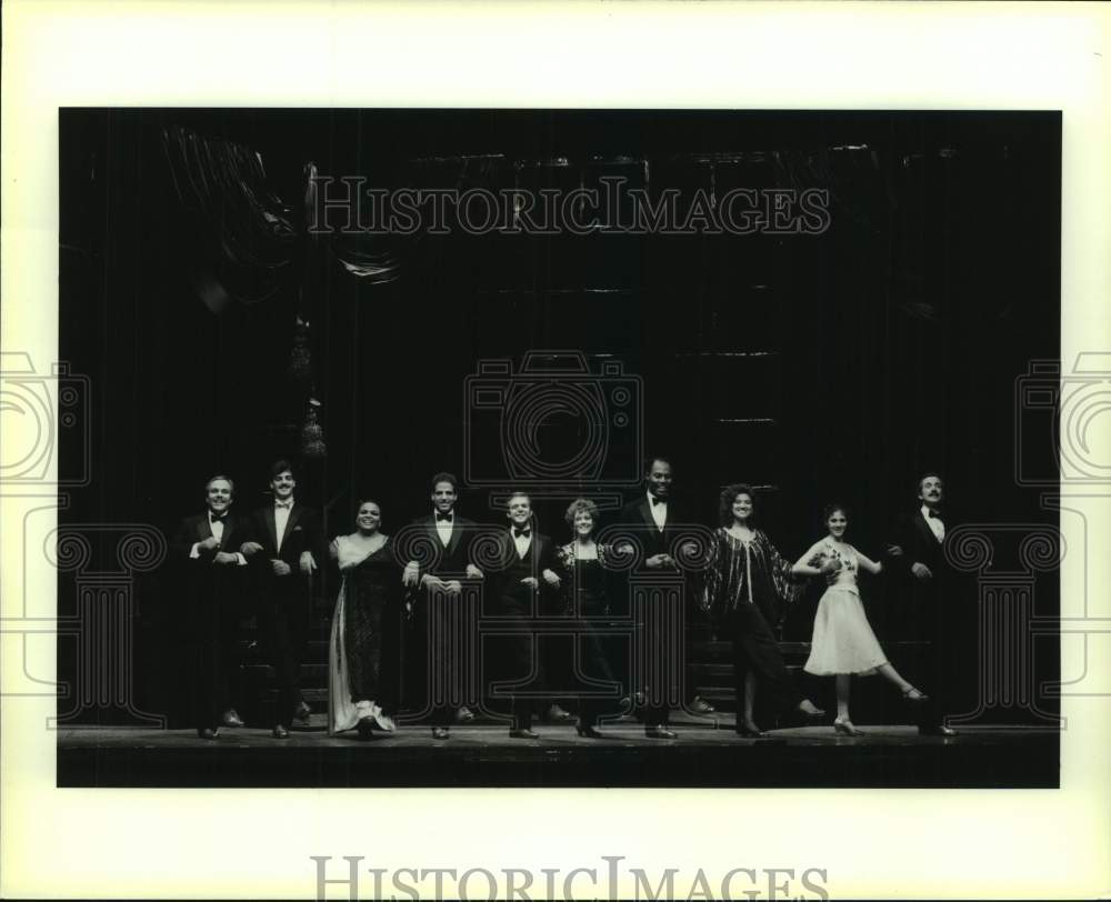 1984 Press Photo Texas Opera Theater's "Champagne & Gershwin" in Houston, TX- Historic Images