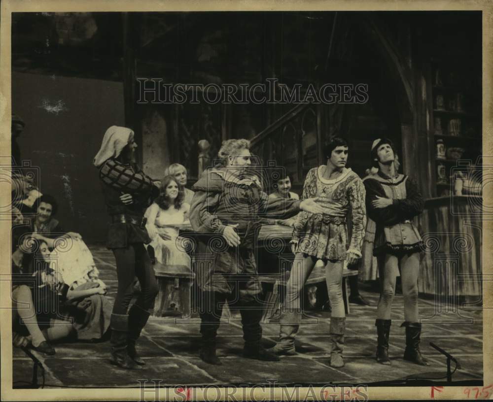 1978 Press Photo Scene from &quot;Sir Jack&quot; at Theater Under the Stars, Houston- Historic Images