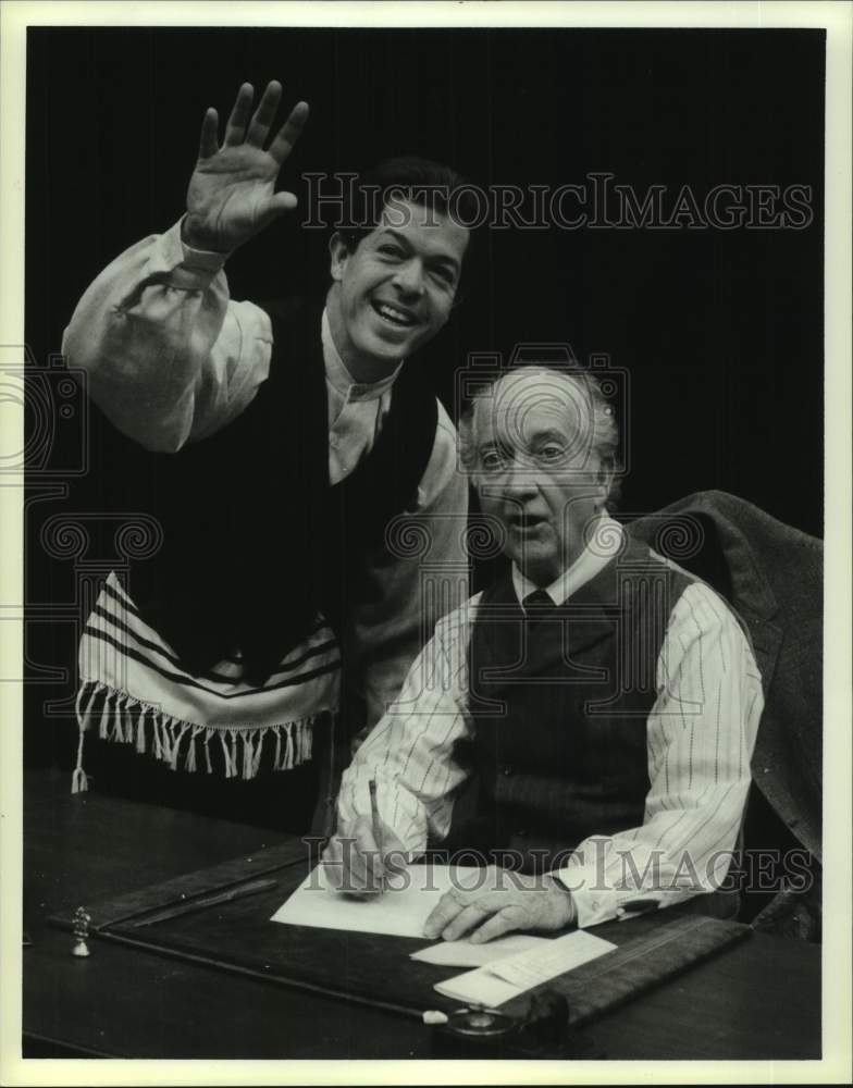 1987 Press Photo Alley Theater production of &quot;The Immigrant&quot; - Houston- Historic Images