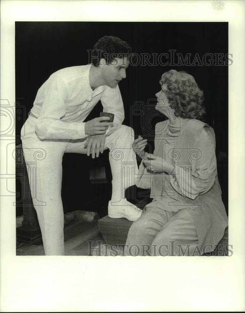 1988 Press Photo Scene from &quot;Angels Fall&quot; at Alley Theater in Houston- Historic Images