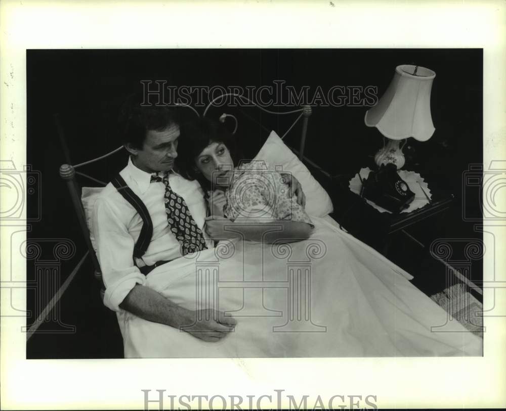 1988 Press Photo Scene from &quot;A Shayna Maidel&quot; at the Alley Theater in Houston- Historic Images