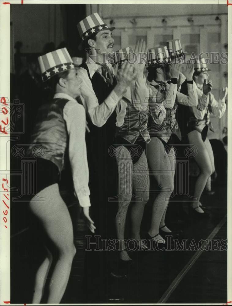 1981 Press Photo Dancers Perform Dixie of Southwest Jazz Ballet Company- Historic Images