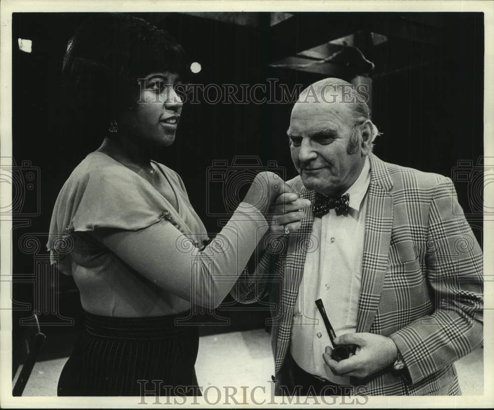 1973 Scene from "We...The President" at the Theatre Suburbia-Houston - Historic Images