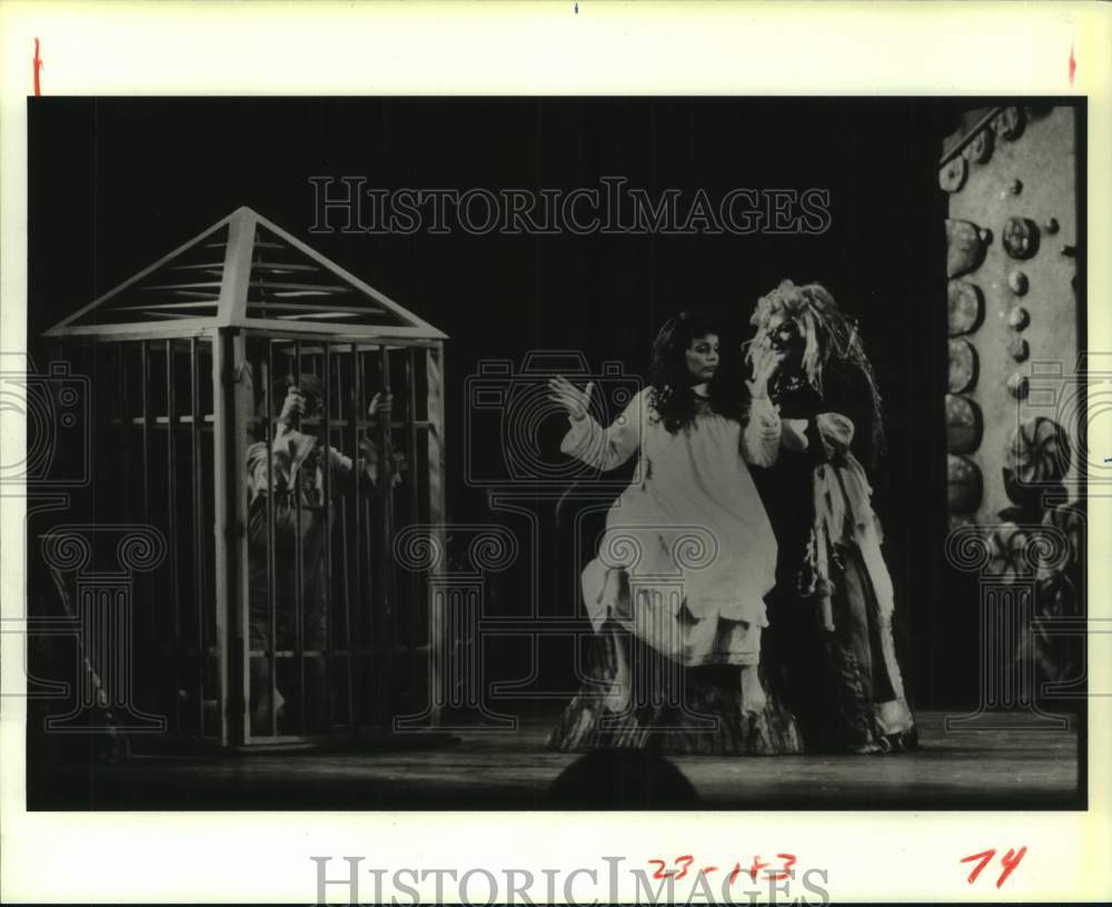 1984 Press Photo Scene from Houston Grand Opera's "Hansel and Gretel"- Historic Images