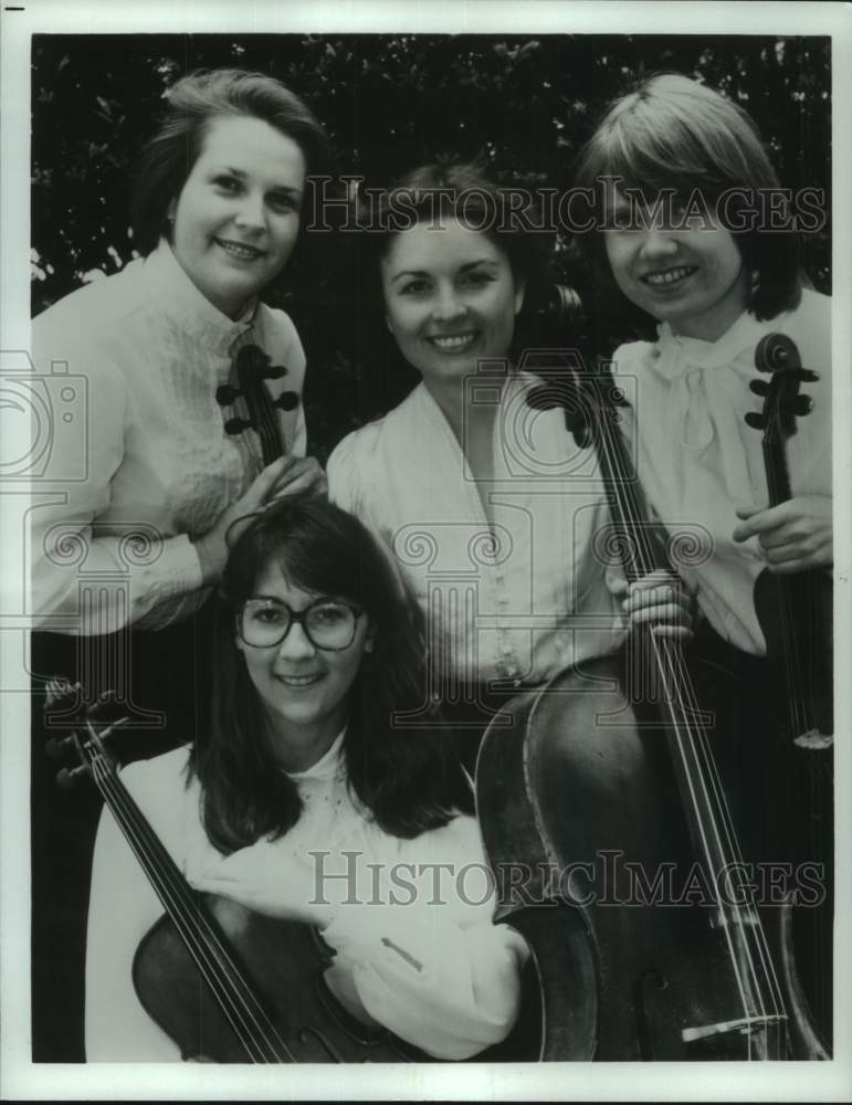 1984 Press Photo Members of the Colorado String Quartet - hca65220- Historic Images