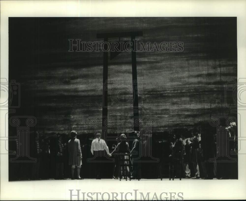 1978 Press Photo Performers in Andrea Chenier, Houston Grand Opera - hca65538- Historic Images