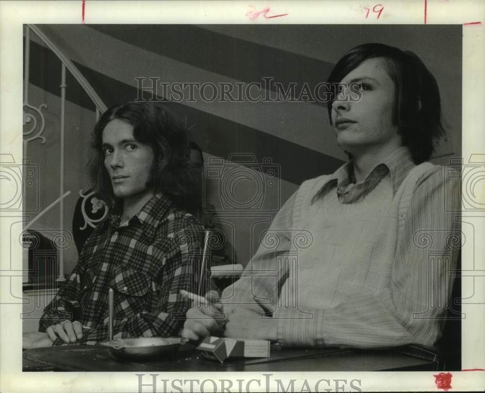 1973 Wally Shilling and Scott Bigham Fight Nursing Center Eviction - Historic Images