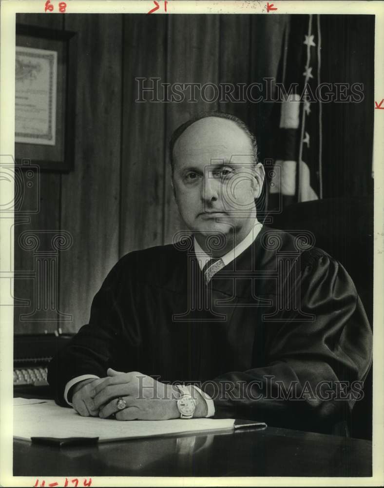 1978 Press Photo Norman W. Black, Untied States Magistrate, Houston, Texas-Historic Images