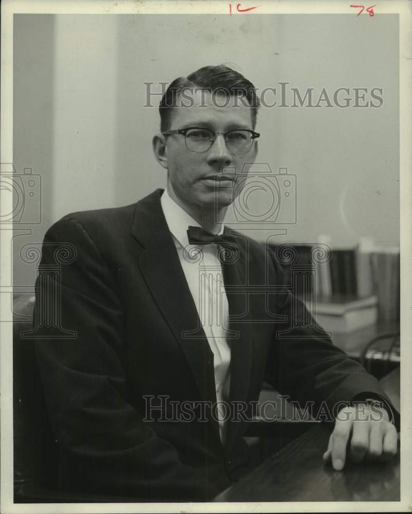 1964 Press Photo Dr Newell H. Blakely, University of Houston College of Law Dean - Historic Images