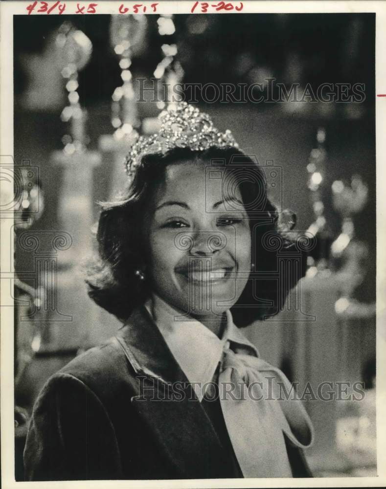 1975 Press Photo Miss TSU Rachel Elaine Bell, Houston - Historic Images