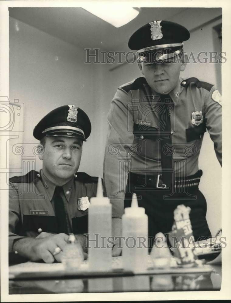 1964 Houston Policeman J. R. Bench, Jr. and other officer-Historic Images