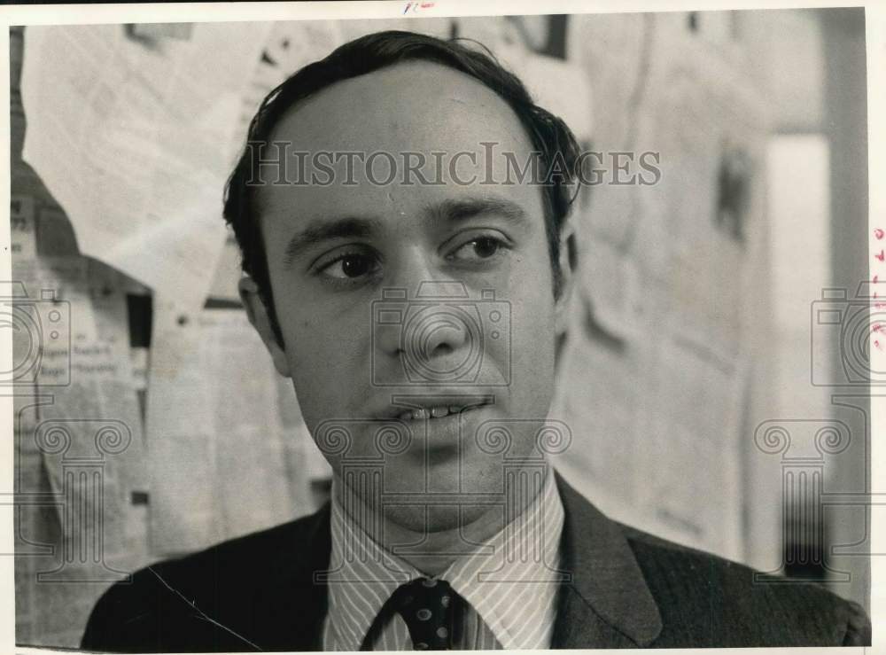 1971 Press Photo Josiah Lee Auspitz, President of Ripon Society - Historic Images