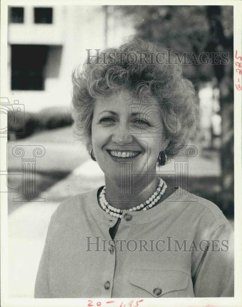 1979 Press Photo Dr. Janet Aune of Texas Woman&#39;s University-Houston Center - Historic Images