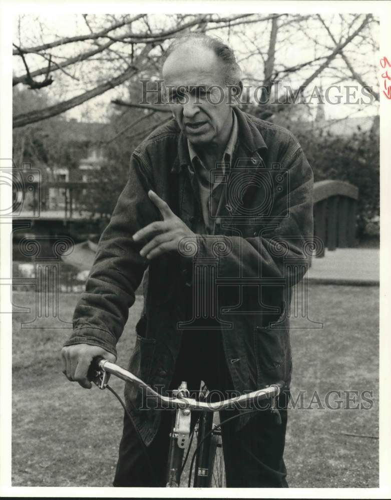 1978 Press Photo Robert Alter threatens suicide over stolen car - Houston - Historic Images