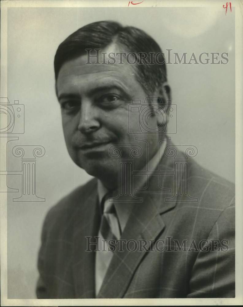 1969 Press Photo Claude G. Andler, vice-president of Greenway Bank &amp; Trust - Historic Images