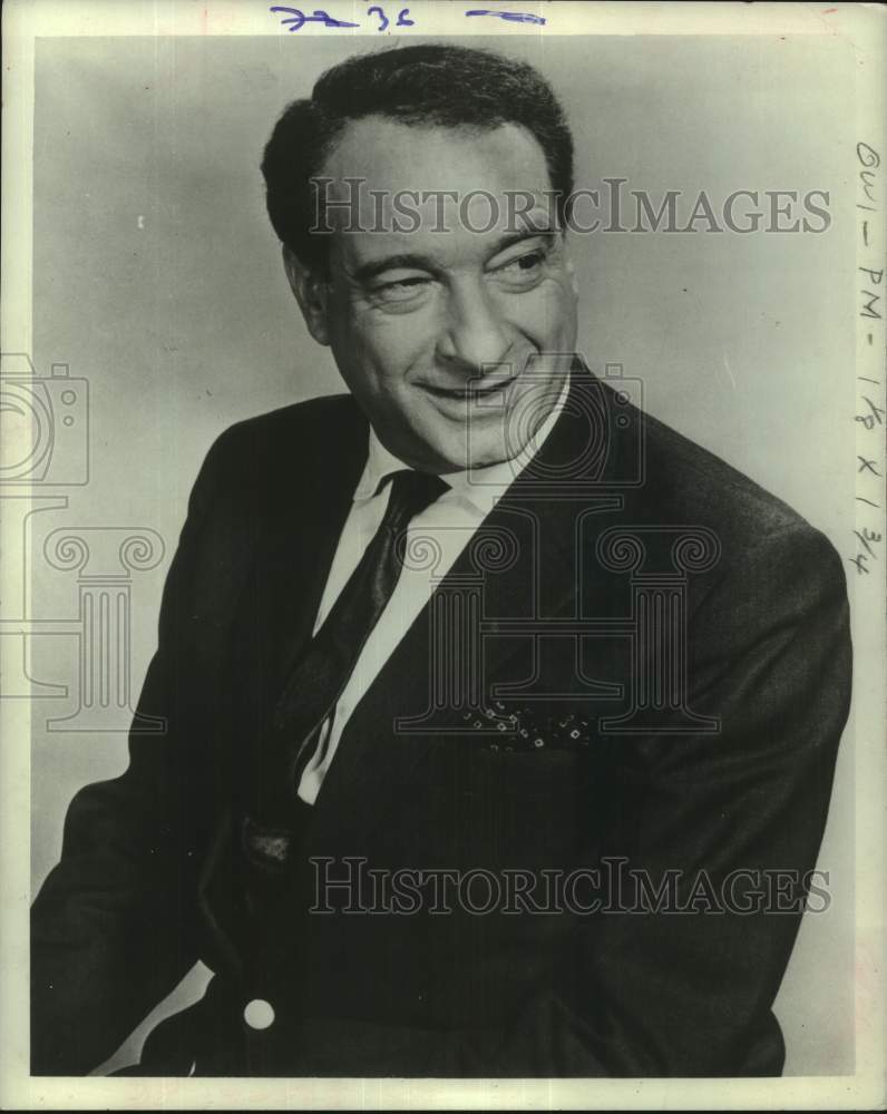 1976 Press Photo Pianist Victor Borge - Historic Images