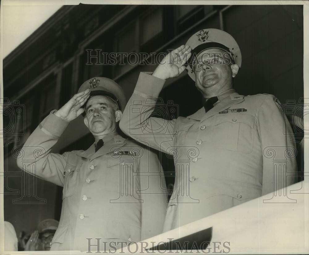 1952 General Omar Bradley happily salutes-Historic Images