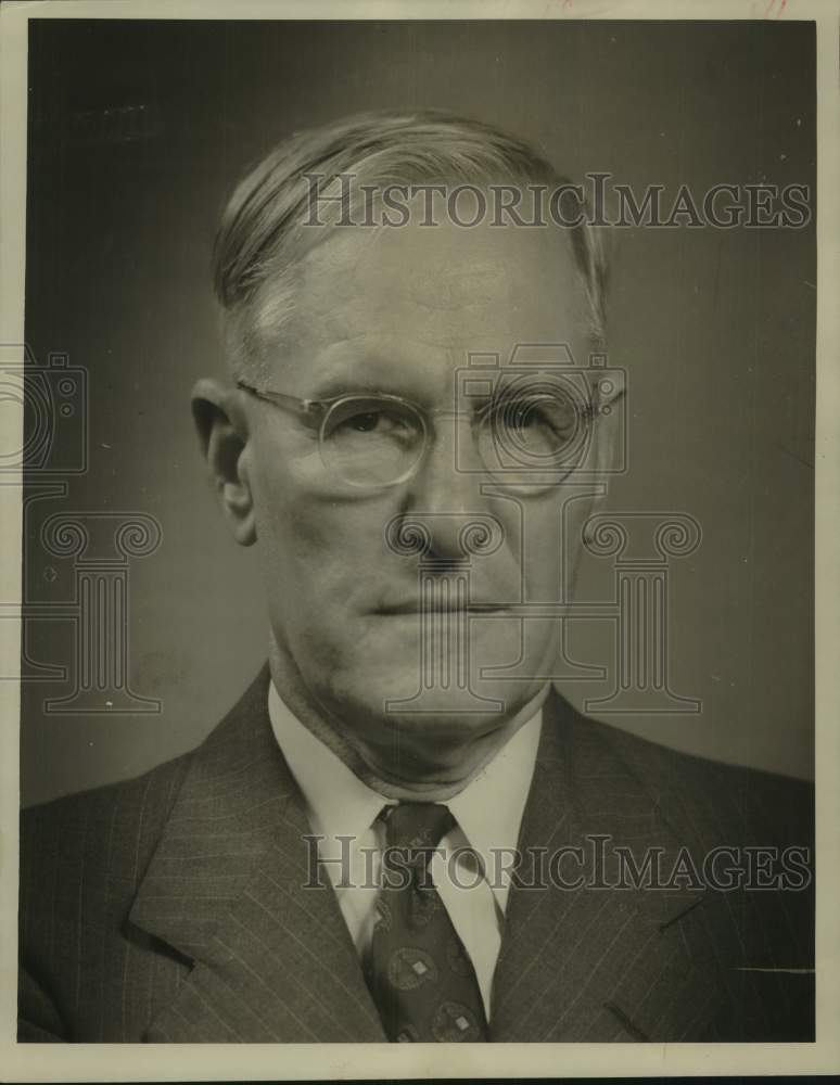 1945 Press Photo Dr. William S. Brandenberger, Principal Sam Houston High School - Historic Images