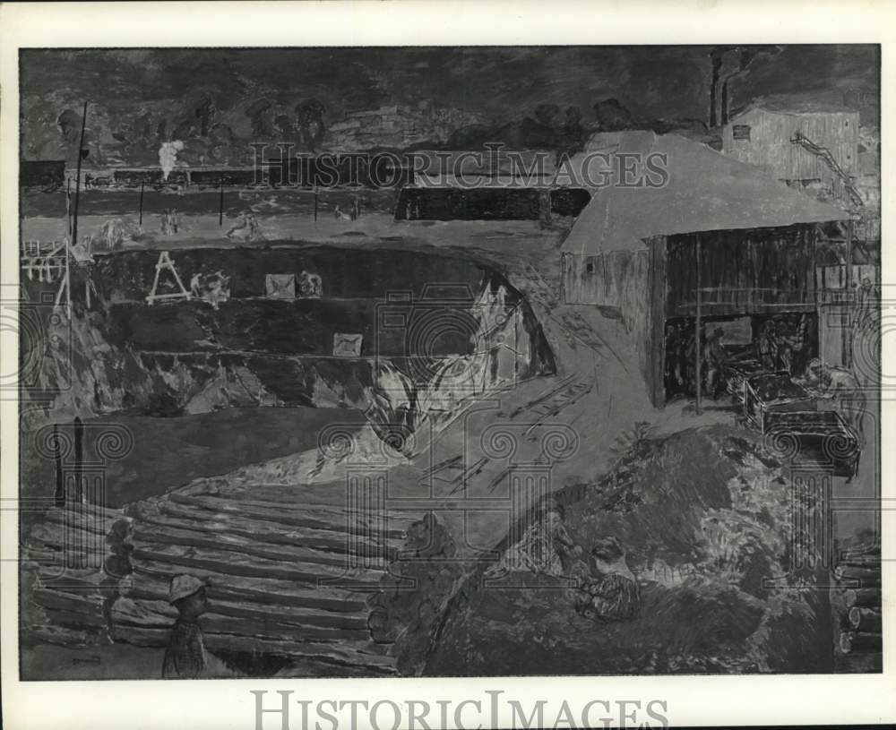 1964 Press Photo Painting by Pierre Bonnard - Historic Images