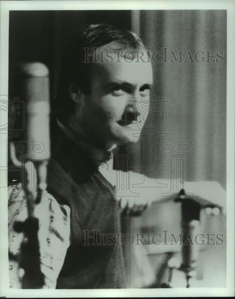 Press Photo Singer and Musician Phil Collins - hca82489- Historic Images