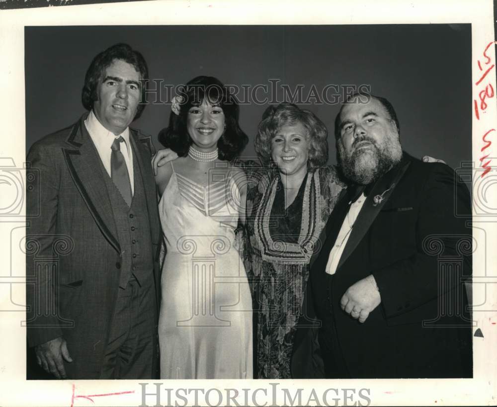 1977 Beatrice and John Griffith, Toni and Ernie Criezis at Opening - Historic Images