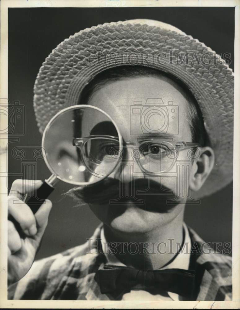 1957 Actor Wally Cox in Disguise-Historic Images