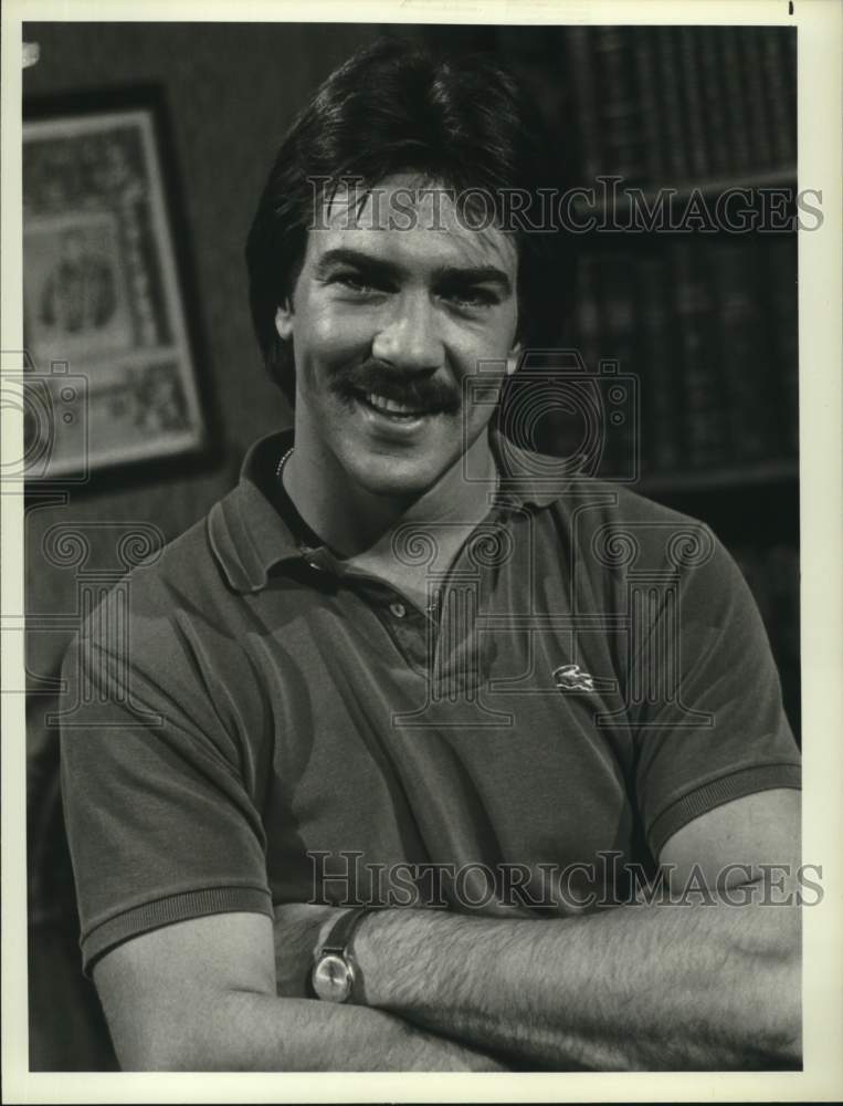 1981 Press Photo Actor Paul Coufos joins NBC&#39;s &quot;Days of Our Lives&quot; soap opera- Historic Images