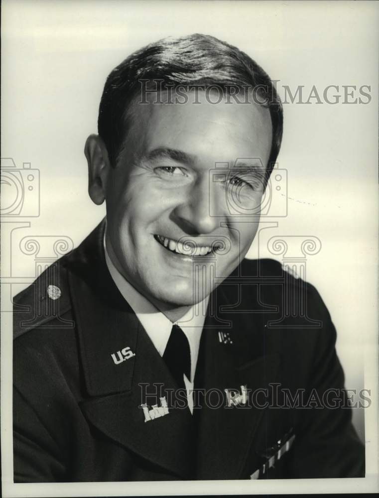 1969 Actor Bill Daily, on "I Dream of Jeannie" on NBC Television-Historic Images