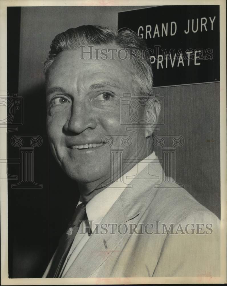 1963 Mayor Lewis Cutrer testified before a Harris County grand jury-Historic Images