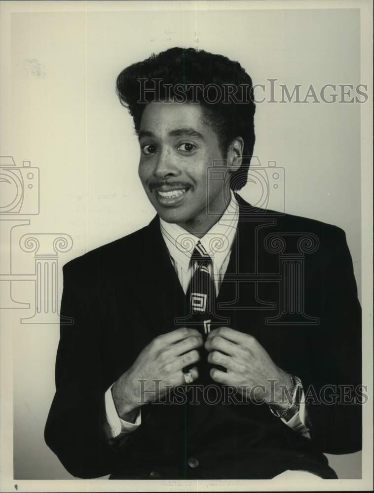 1988 Press Photo Rock singer Morris Day stars in "Heart and Soul" on NBC-TV - Historic Images