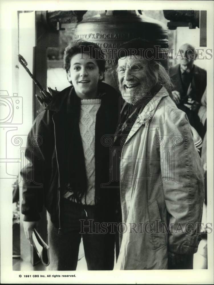 1991 Press Photo Actor Hume Cronyn - Historic Images