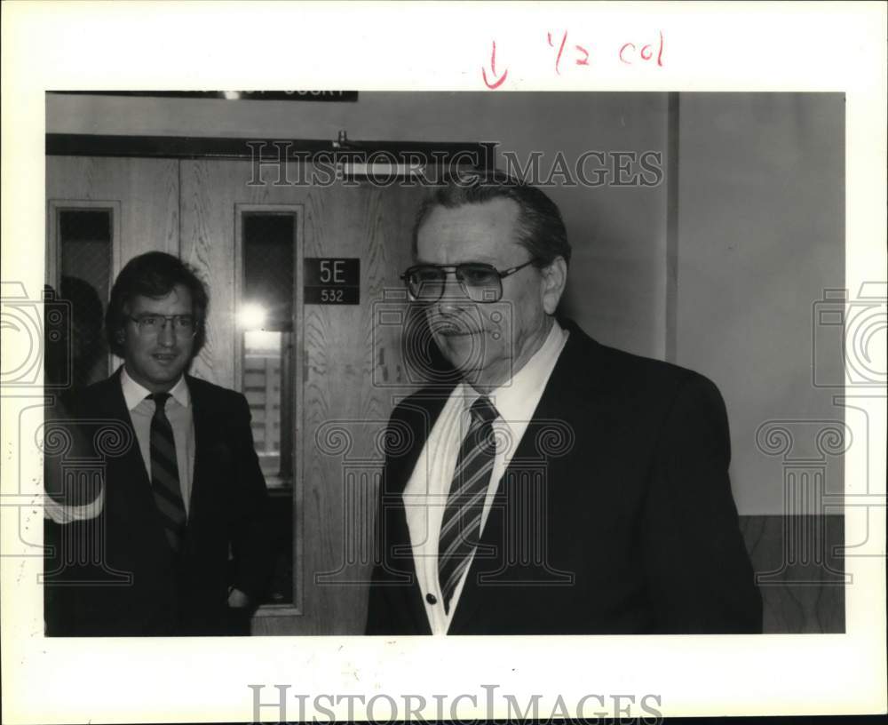 1988 Press Photo Bob Eckels, Harris County, Texas Commissioner - hca89783- Historic Images