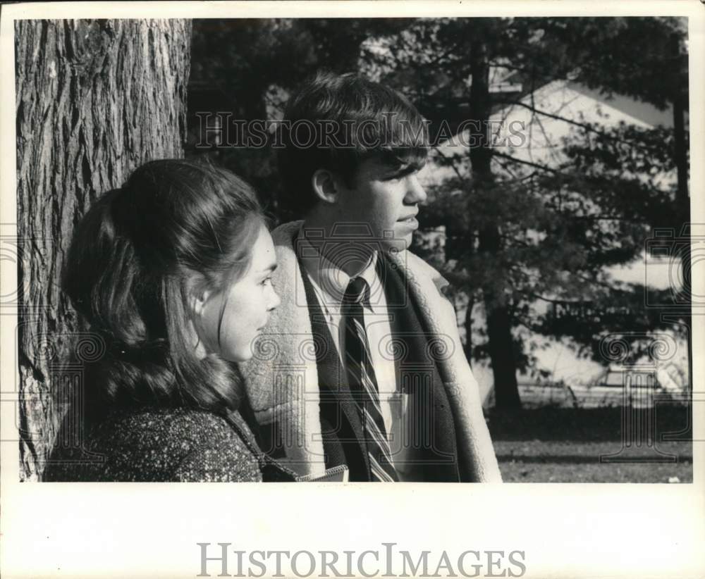 1969 Press Photo Mr. and Mrs. David Eisenhower - Historic Images