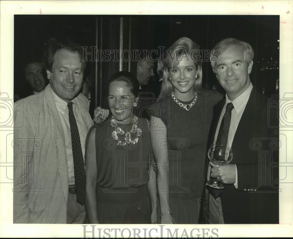 1987 Press Photo David Doty, Mariquita Masterson, Laura Sakowitz &amp; Kevin Cooney - Historic Images