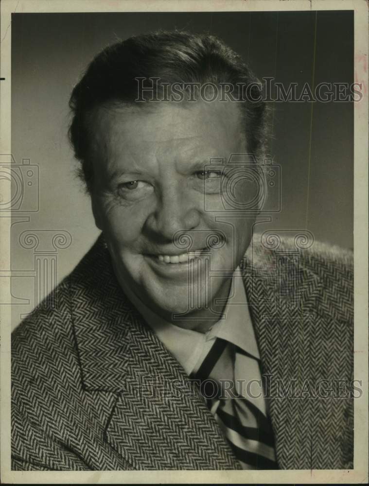 1974 Press Photo Actor Dan Dailey stars in &quot;Faraday and Company&quot; on NBC-TV - Historic Images