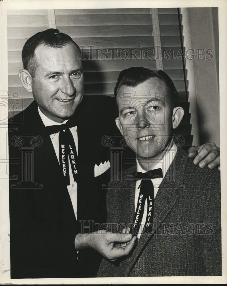 1960 Constable George Larkin with County Judge Bill Elliott-Historic Images