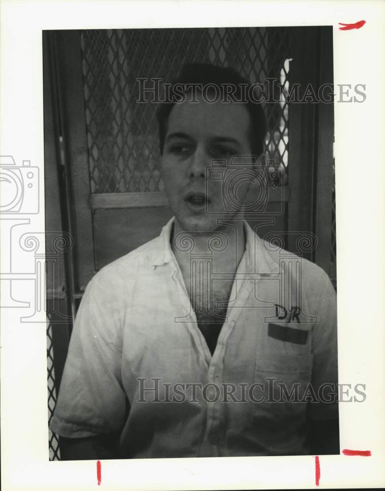 1990 Press Photo Gary Etheridge, death row inmate - Historic Images