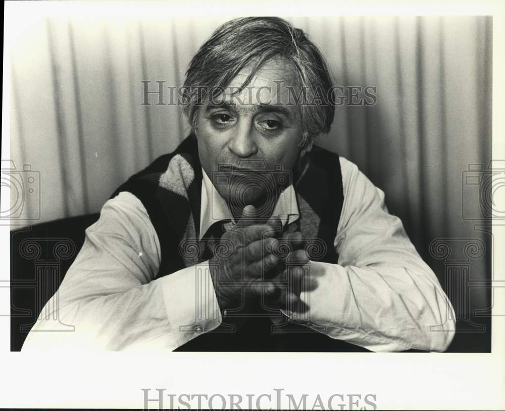 1982 Press Photo Al Ubell - reporter from ABC's Good Morning America Show. - Historic Images