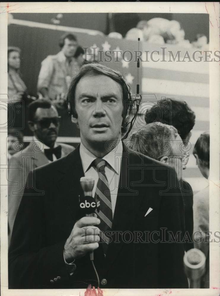 1984 Press Photo ABC's White House Correspondent Sam Donaldson - Historic Images