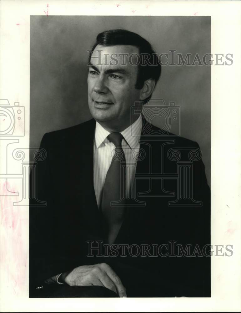1987 Press Photo Sam Donaldson, newsman - Historic Images
