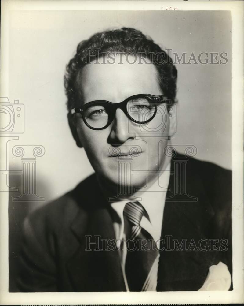 1947 Press Photo Radio actor Kenny Delmar &quot;The Theatre Guild on the Air&quot; - Historic Images