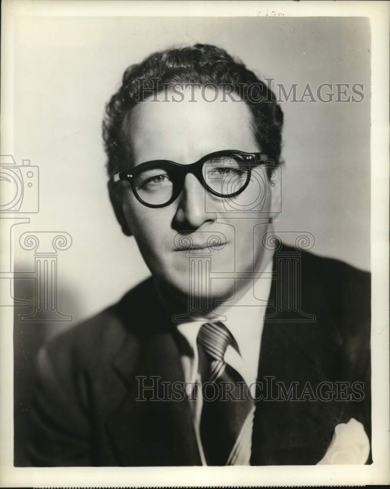 1947 Press Photo Radio actor Kenny Delmar "The Theatre Guild on the Air" - Historic Images
