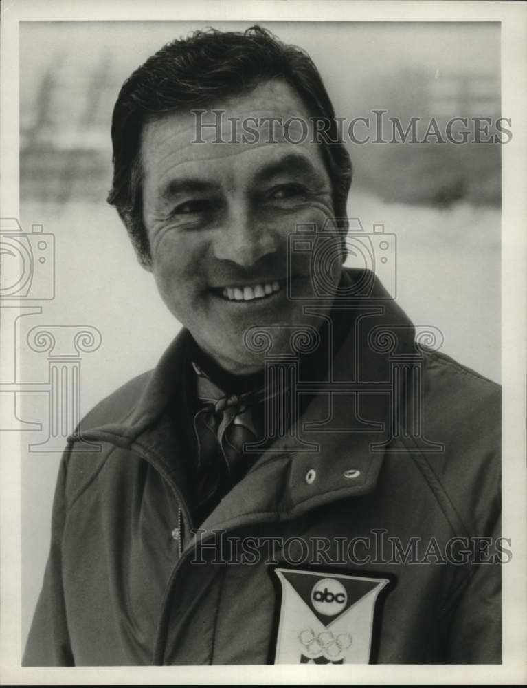 1980 Press Photo Art Devlin of ABC Sports - hca94056 - Historic Images