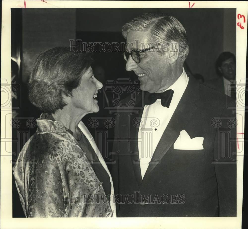 1979 Press Photo Houston Ballet Foundation&#39;s Grover Ellis and wife Mineth - Historic Images