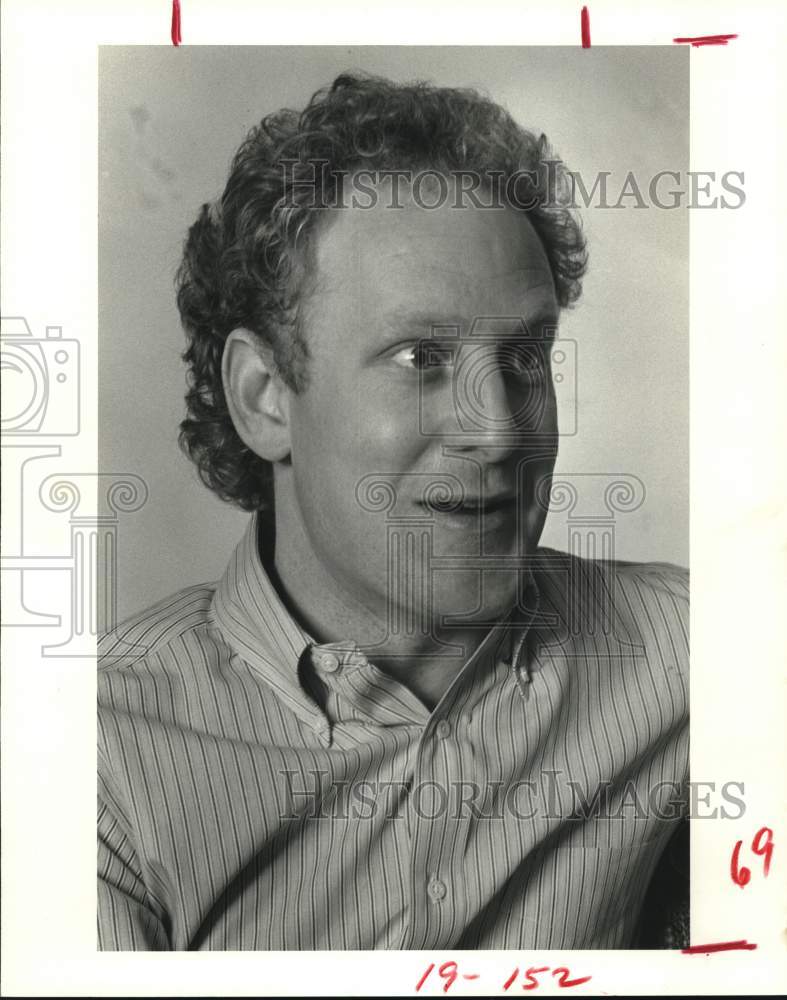 1982 Press Photo Makeup artist Clay Ellison - Historic Images