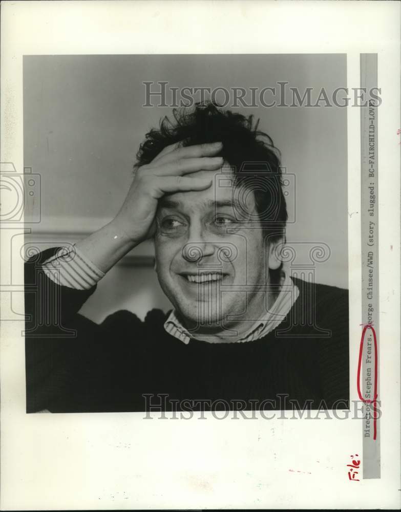 1989 Press Photo Director Stephen Frears - Historic Images